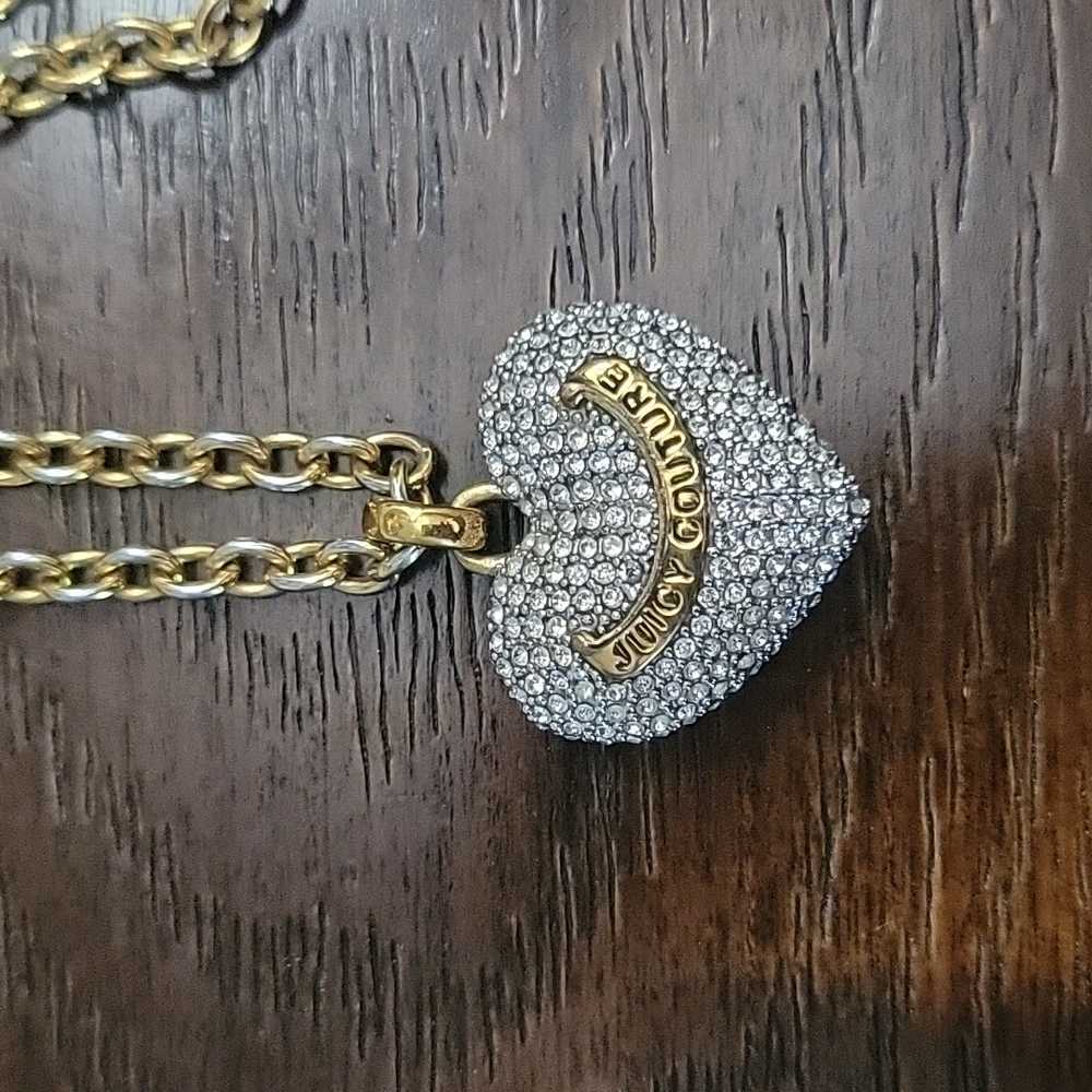 Vintage Juicy Couture Heart Pendent Necklace
